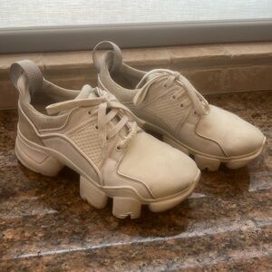 Givenchy white sneakers size 8 (hardly worn)